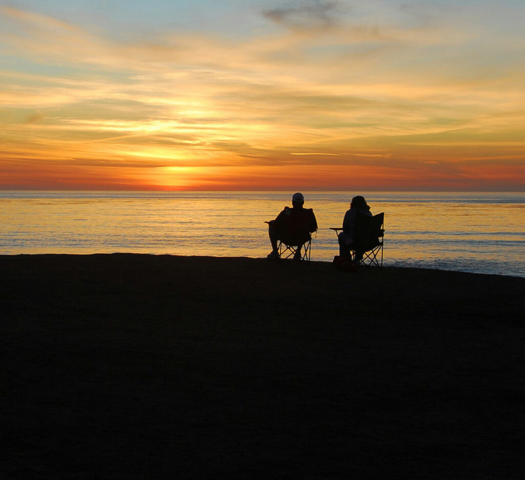 couple sunset